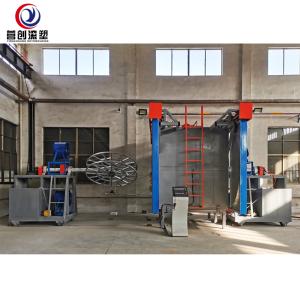 7000L Circular Oven Structure Tank Rotomolding Equipment