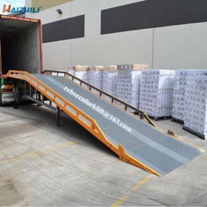 Mechanical Container Yard Ramp 8 Ton Convenient Maintenance Solid Structure