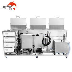 SUS 53L Three Tank Ultrasonic Cleaner 900W For Engine Cylinder