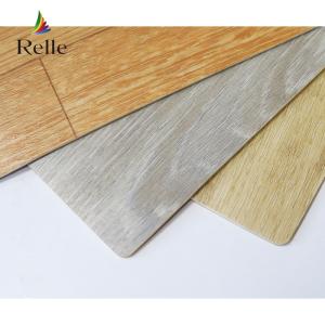 Solid Wood Effect Vinyl Flooring Roll Plain Heterogeneous Sheet Flooring