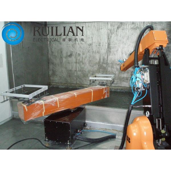 15KW Spray Painting Equipments Artificial Automatic Double Station Robot