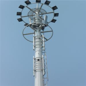 Buy cheap 35M 40M Network Antenna Monopole Tower Telecommunication Cellular Monopole from wholesalers