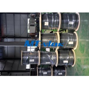 China Welded Single / Multi Core Stainless Steel Coiled Tubing TP304L 316L Seamless on sale