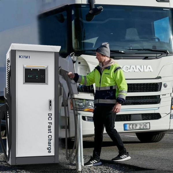 Quality 120KW OCPP 1.6J/1.5J Type2 CCS Chademo EV DC Charging Pile for Fast Charging Solutions for sale