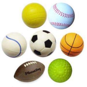 Soft Colorful Kids Toy 6.0cm Polyurethane Foam Ball