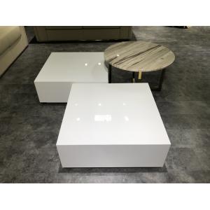 70x30cm Customized Coffee Table Combinational Marble Square Style