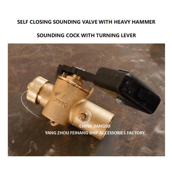 SOUNDING VALVE SELF CLOSING THREADED ENDS DN50 CB/T3778 & SOUNDING COCK THREADED