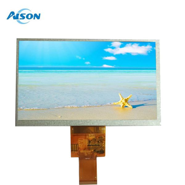 Quality 7 Inch TFT Panel 450 cd/m2 40 Pin Panel 800x480 With 24 BIT RGB Interface 40Pin for sale
