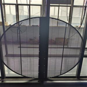 Wholesale High Brightness Full Color RGB P2.6 Mesh Grille Large Indoor Transparent Glass LED Display Panel Screen from china suppliers