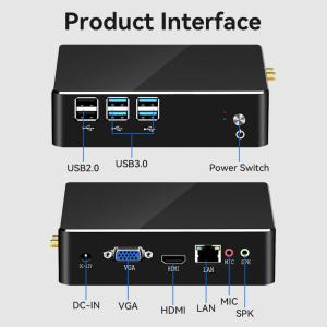 Intel Core i7 7500U Mini PC With Linux Gigabit Ethernet Supports HD Display