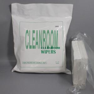Multi Purpose Electronic 9inch Lint Free Cleanroom Wiper 100% Polyester Clean