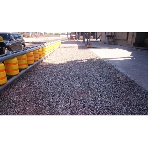 Quality Traffic Safety Eva Buckets Rolling Anti Crash Guardrail Road Roller Barrier for sale