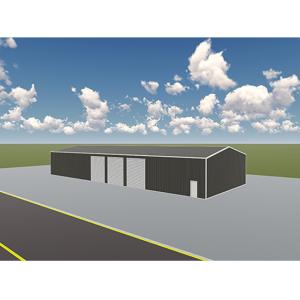 Pre Engineered Metal Building Construction , Prefab Light Steel Structure