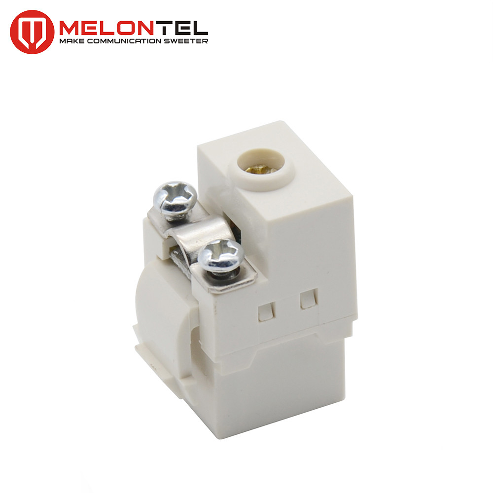 CATV Female Keystone Connectors MT 5551 Coaxial STP Shielding Type