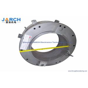 Precision Ball Bearings Big Through Bore Slip Ring With Fiber Brush