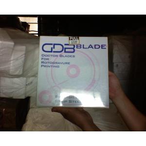Doctor blade (blade, flexo gravure blade) for flexo or gravure printing using