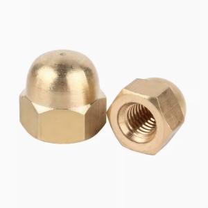 M4 M5 M6 H59 H62 Hexagon Dome Cap Nut Yellow Brass Red Copper Bronze Din1587