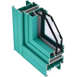 Modern Design Aluminum Window Frame Extrusions Delicate Smooth Surface