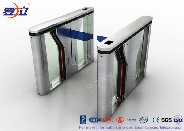 Quality Pedestrian Intelligent Security Drop Arm Turnstile Access Control with LED Indicator of CE approved for sale
