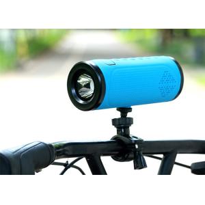 Red / Blue LED Lamp Bluetooth Speaker 10 Meter Transmission For Outdoor Riding