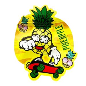 Child Resistant Flexible Smell Proof Zipper Die Cut Mylar Bag 3.5 Gram Stand Up