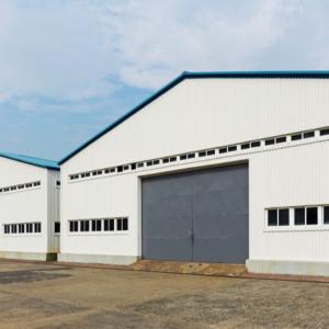 Steel Structure Warehouse With Sound Proof Metal Frame Building H Beams In