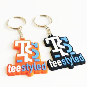 Wholesale 2D 3D Custom Shaped Soft Rubber Pvc Keychain With Your Logo Name from china suppliers