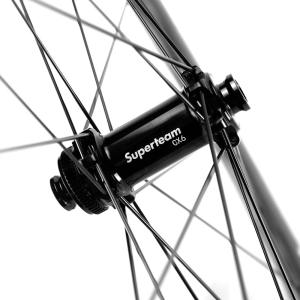 Customized Superteam 25mm Width 45mm Depth Clincher Carbon Bicycle Wheels