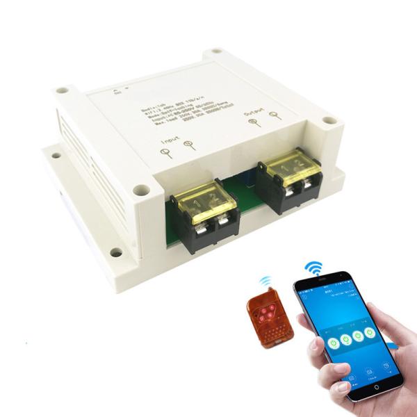 Quality 2 Way 30A WiFi RF Relay Smart Switch Amazon Alexa Google Homekit Temperature Humidity Remote Control Kit for sale