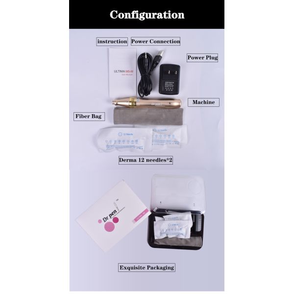 Portable Permanent Makeup Tattoo Machine / Dr Pen M5 Microneedling Device