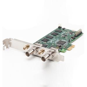 PCIe 2 Channel HD SDI Video Capture Card for PC H.264 Encoding 1920x1080P60