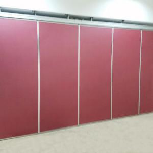 Banquet Hall Acoustic Movable Wooden Collapsible Partition Walls With Double
