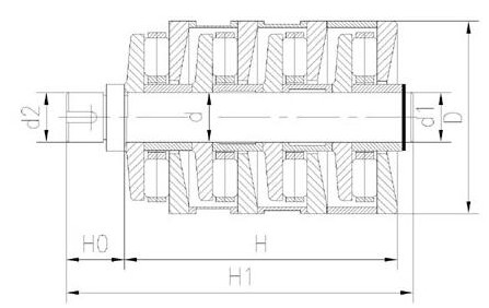 M5CT1037EA -T5AR1037EA Shaft type Multi-Stage Cylindrical Roller Thrust Bearings10x37x122mm China supplier