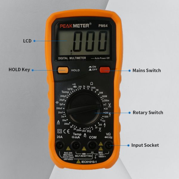Quality Experience Accurate and Fast Measurements with Our Handheld Digital Multimeter for sale