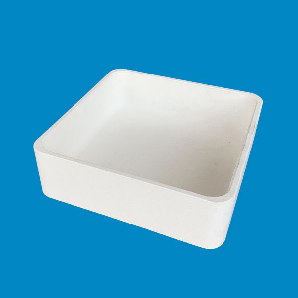 Durable And Heat Resistant Alumina Ceramic Crucible For Analyzing And Firing