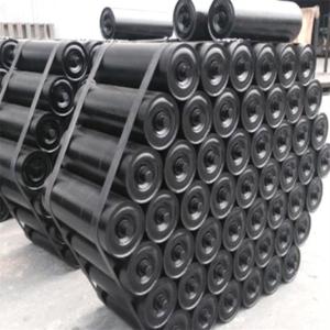 Blue UHMWPE Belt Conveyor Roller Idler For Mining Belt Conveyor Roller