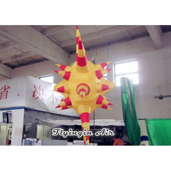 2m Height Inflatable Sun with Blower Inside for Corporate Event Management