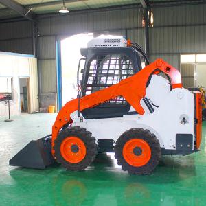 Wholesale FREE SHIPPING CE EPA New Type Mini Skid Steer Track Loader Walk Behind Crawler EURO5 Skid Steer Loader Attachments for Sale from china suppliers