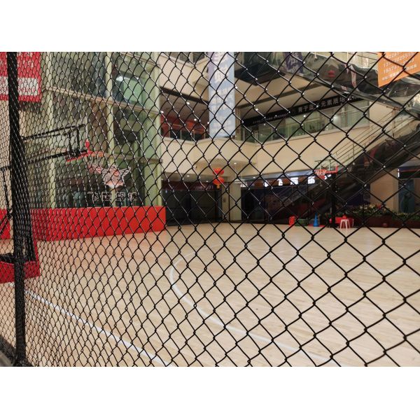 High Carbon Steel Chain Link Fence Mesh 2mm Wire 48mm 65mm Width