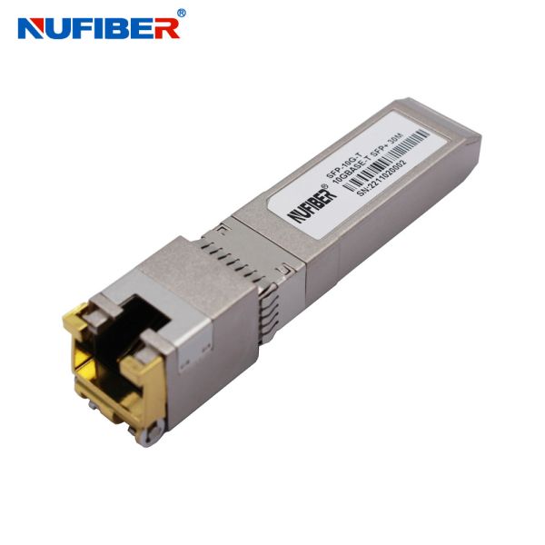 Quality 10Gbase-T Copper Transceiver 80m RJ25 Compatible With Cisco Juniper MikroTik Huawei Copper Module for sale
