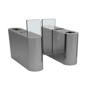 Anti climbing Access Control Turnstiles with acrylic panel , 1.6 meter height