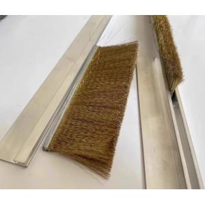 Customized Length Aluminium Alloy Copper Wire Brush Strip Seal Machine Tool