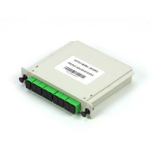 Buy cheap 1x8 SC/APC Single Mode G657A1 LGX Cassette Fiber Optic PLC Splitter in FTTx from wholesalers