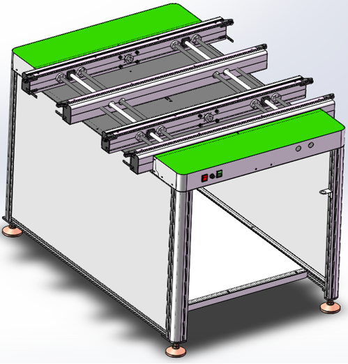 Quality 1.2-metre double-track double-section docking platform (model: CHT-510S) MES system & system width adjustment for sale