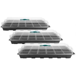 China Greenhouse Plant Strawberry Seed Plastic Horticultural Trays 24 Cells on sale