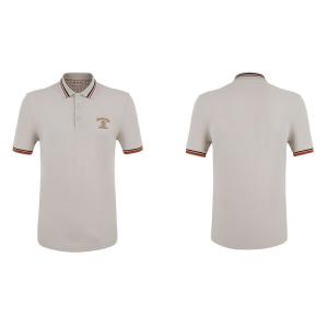 Golf Slim Men'S Polo Shirts 100% Cotton Puff Printed Custom Logo For Casual