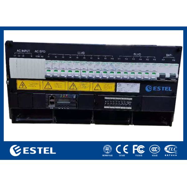 4 - 12kW 5U Subrack 85-300Vac 200A Embedded DC Power Systems For Telecommunicati