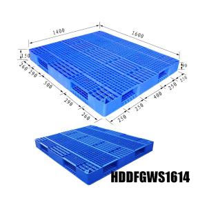 Euro customize heavy duty large double face grid plastic pallet with sides