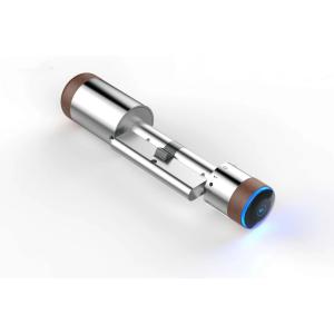 Aluminum Alloy Bluetooth Smart Door Lock App Unlock NFC Card 12mA For Apartment