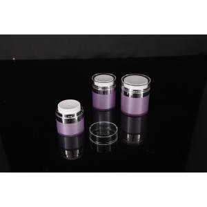 hand lip crystal pump empty square white Screen Printing Airless 30ml Cosmetic